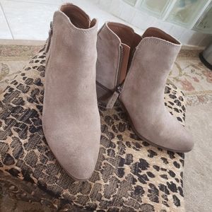 Frye Suede Booties EUC